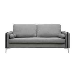 Sofá Atenas Gris 3 Plazas 182X82X84 Cm