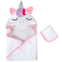 Toalla Con Capucha Unicornio