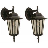 Set de Faroles para Exterior de Pared 2 Pzas - Zlumini