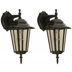 Set de Faroles para Exterior de Pared 2 Pzas - Zlumini