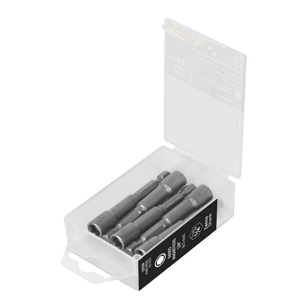 Adaptador Dado Magnético de 1/4 Plg 5 Piezas