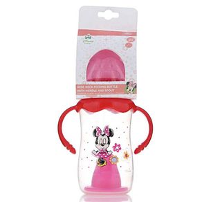 Biberón Disney Baby Minnie Mouse con Asas y Chupón 260 Ml