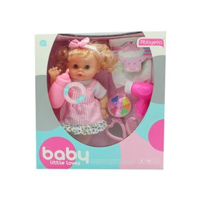 Muñeca Cabello Rubio con Accesorios