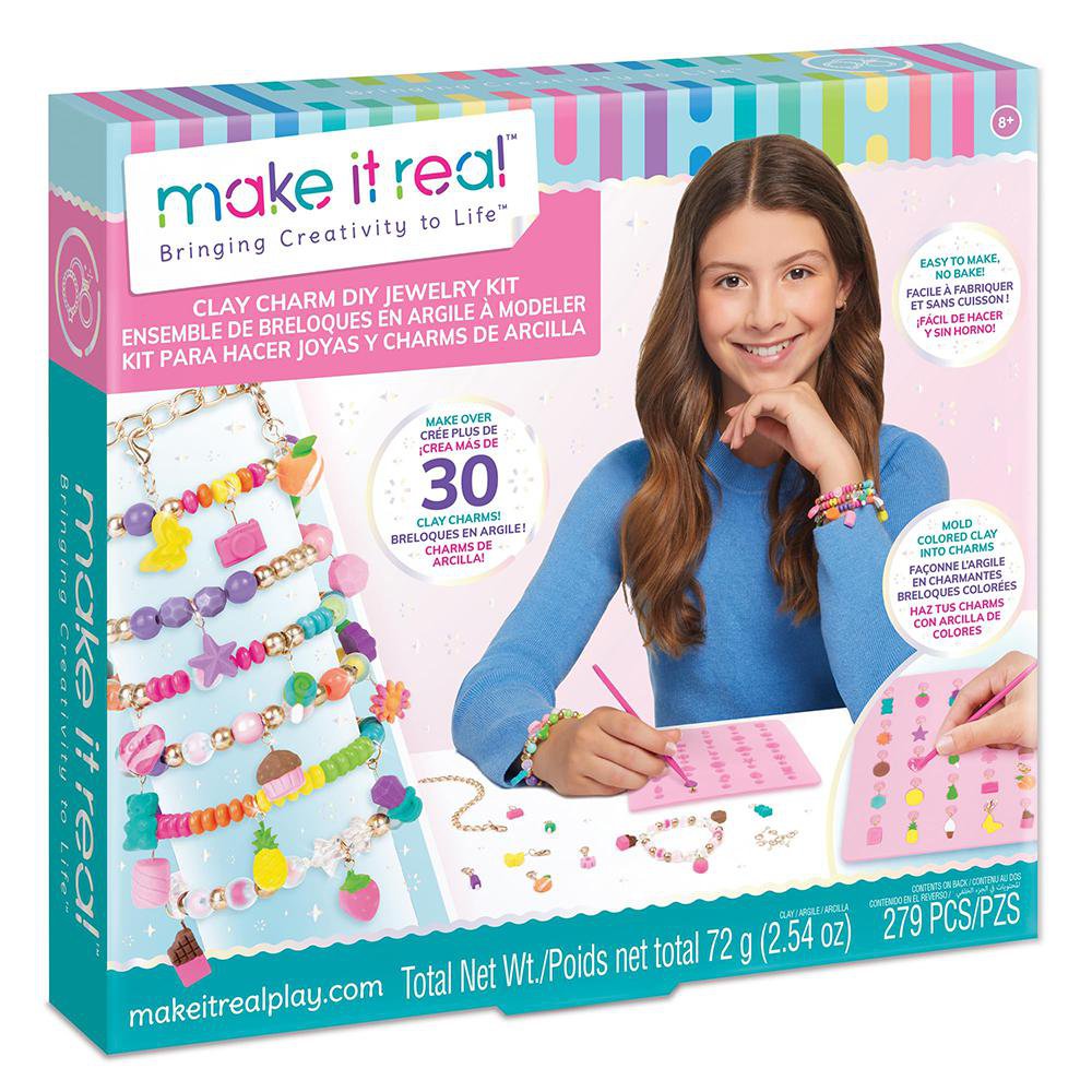 Set de Creación de Pulseras DIY y Charms de 279 Piezas para 8+ Años Fábrica de brazaletes…
