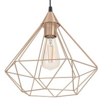 Lámpara de Colgar 1 Luz Tarbes Dorada 32.5 Cm