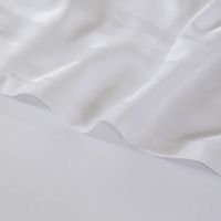 Set de Sábanas Stripe Bamboo Blanco - Varios Tamaños