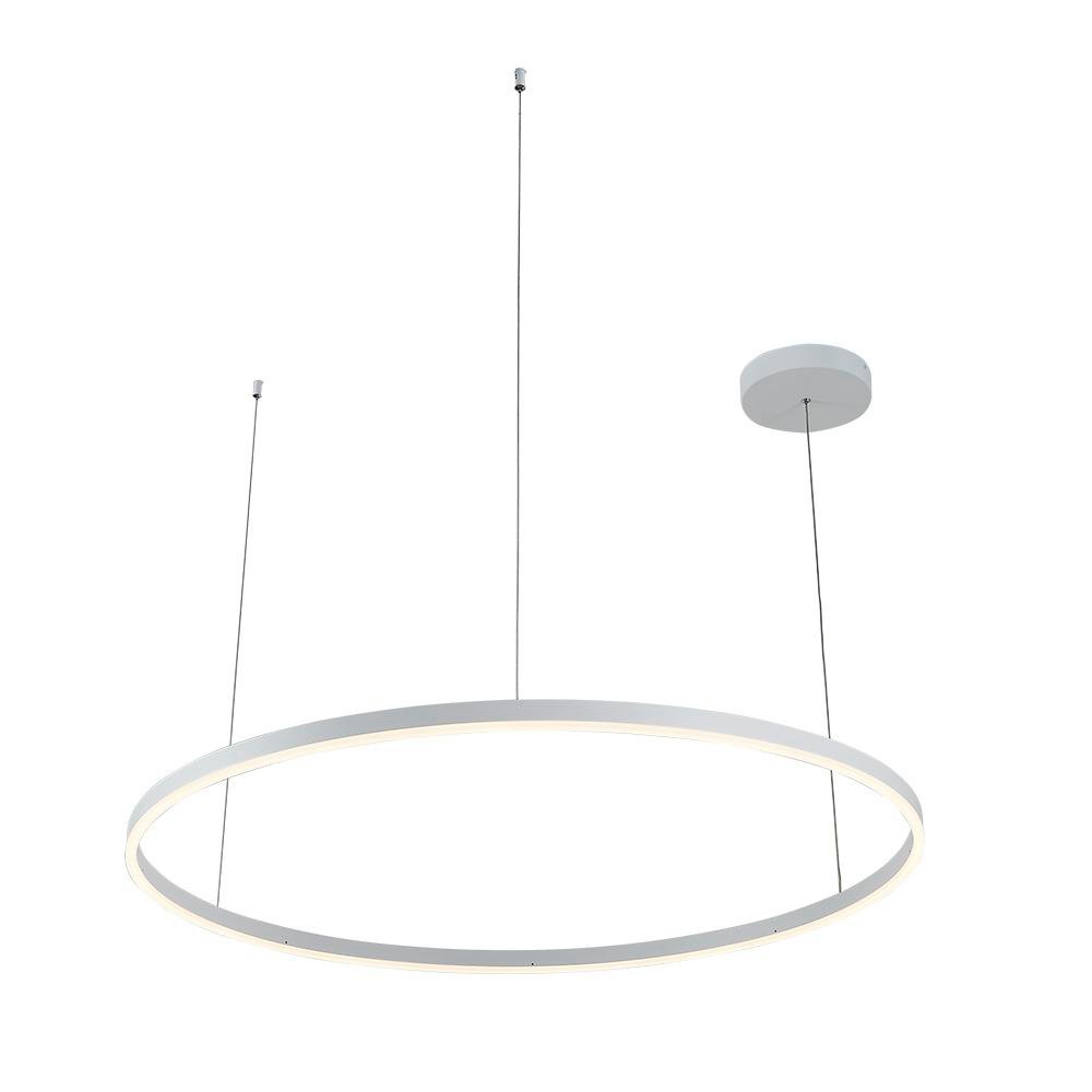 Lámpara Colgante LED Circular Blanca 150 cm Lámpara LED Colgante Circular Blanca