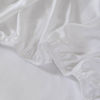 Set de Sábanas Stripe Bamboo Blanco - Varios Tamaños