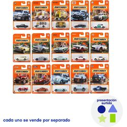 Vehículo Básico Matchbox Diseños Surtidos