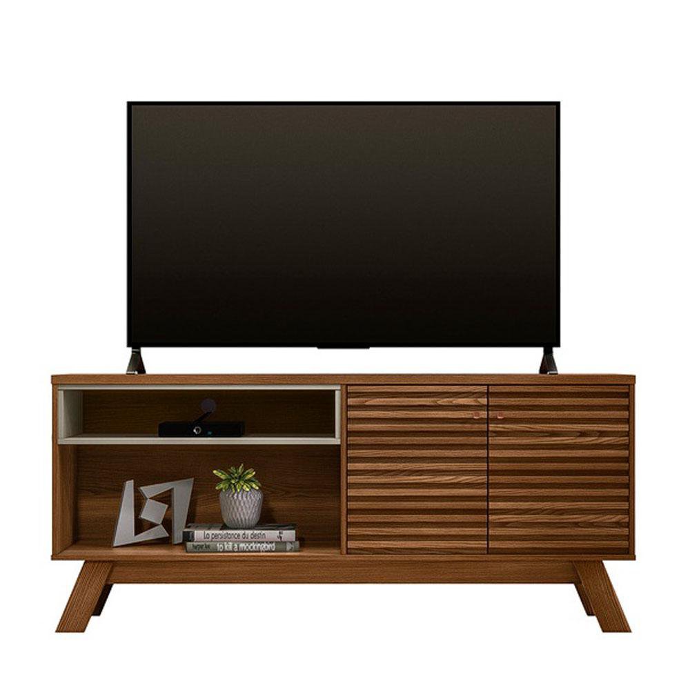 Mueble Camboriu para TV de hasta 65" Color Café de 160 x 36 x 71 cm