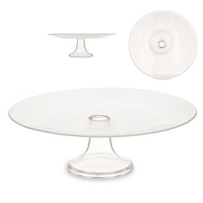 Pastelero de Vidrio con Pedestal 33 Cm