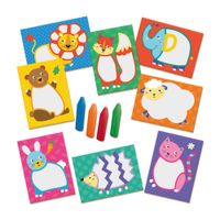 Mis Primeros Crayones Con Tarjetas De Animal