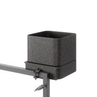 Repisa de Pared para Plantas Cubiko Negra