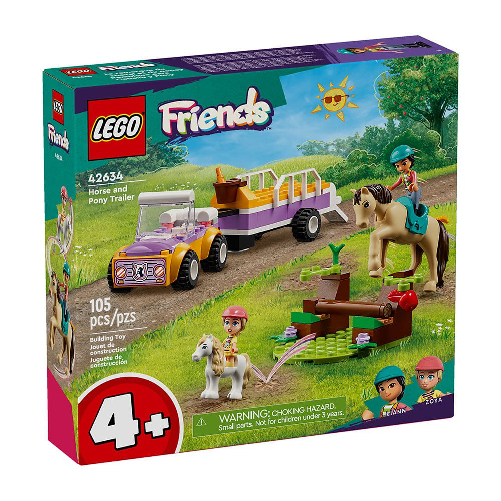 LEGO Friends Remolque para Caballo y Pony #42634 de 105 Piezas