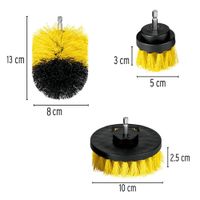Juego De 3 Cepillos Para Taladro
