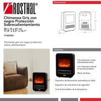 Chimenea Negra con Proteecion a Sobrecalentamiento