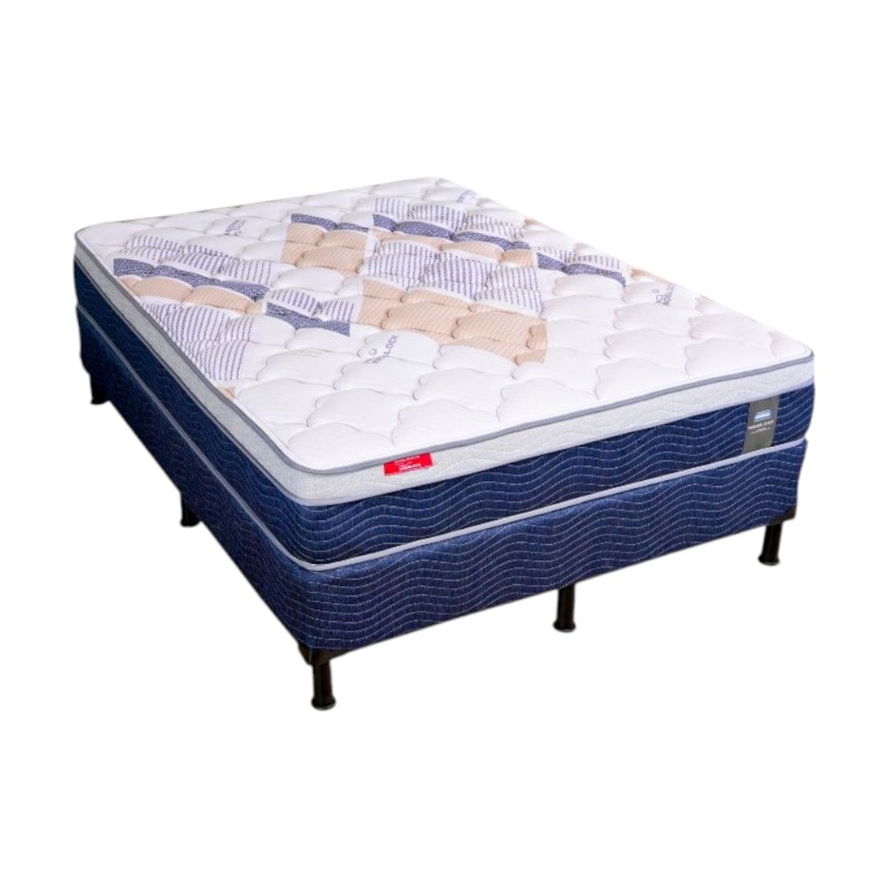 Set de Cama Colchón + Base Std Natural Sleep - Varios Tamaños