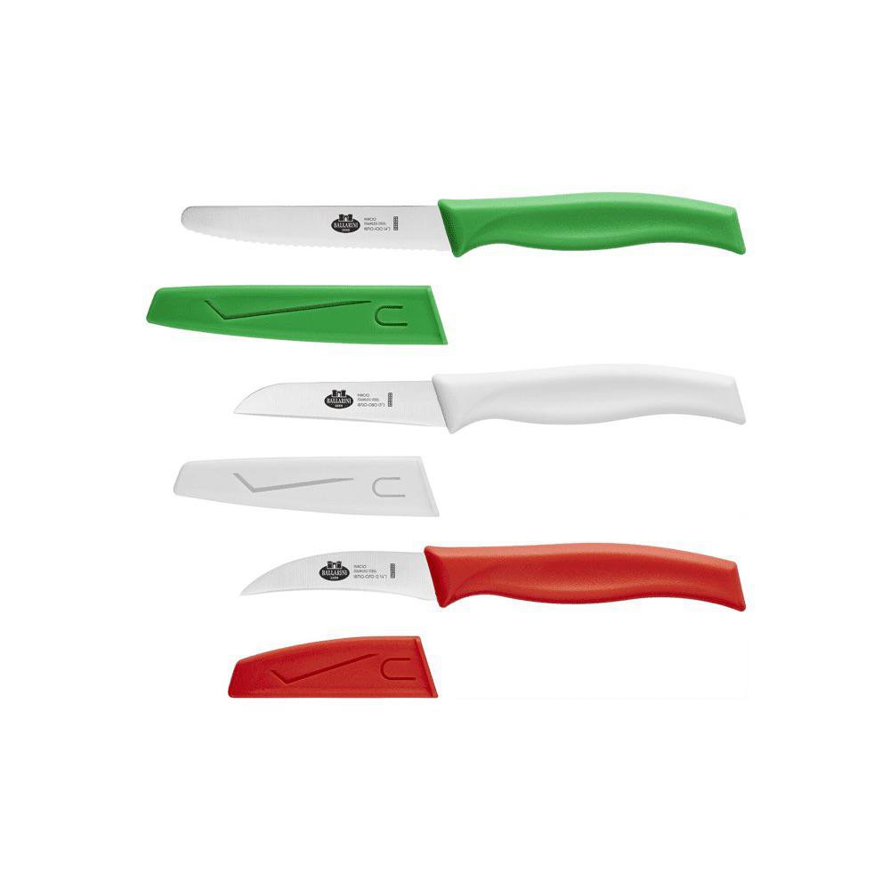 Set de Cuchillos Mincio de 3 Piezas Multicolor