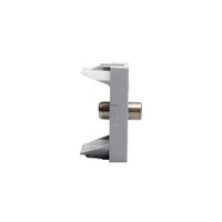 Toma Coaxial Tipo F 1 Módulo Matix Go Gris