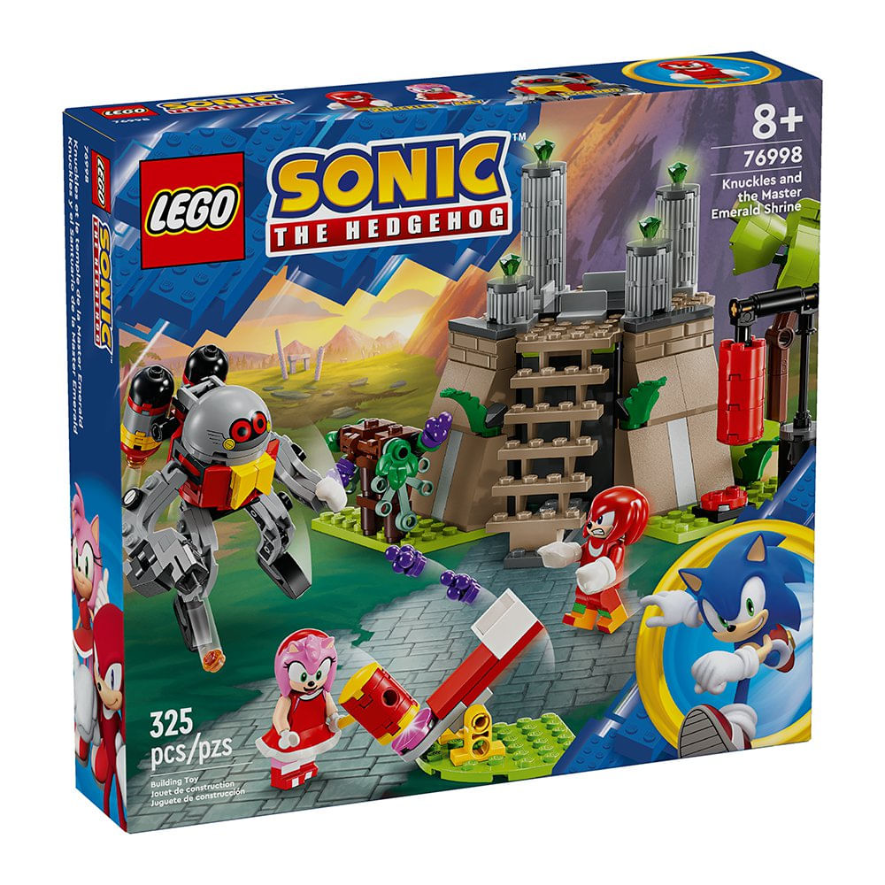 LEGO Sonic Knuckles y el Santuario de la Master Emerald #76998 de 325 Piezas LEGO Sonic th…