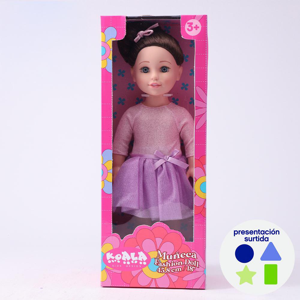 Muñeca Fashion de 18 Plg 3+ Años Diseños Surtidos Muñeca Fashion de 18 Plg - Diseños Surti…