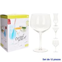 Set de Copas para Coctel 12 Pzas