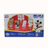 Set Educativo de Madera Mickey 5 Juegos en 1
