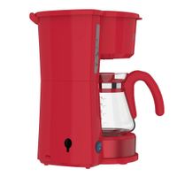 Cafetera de 5 Tazas 4en1 Roja