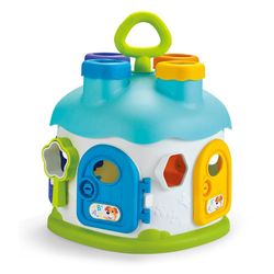 Casa de Actividades Didáctica con Encajes de Formas para Niños
