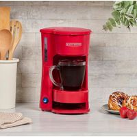 Cafetera de 5 Tazas 4en1 Roja