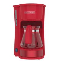 Cafetera de 5 Tazas 4en1 Roja
