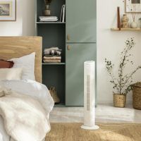 Ventilador de Torre con Diseño Minimalista y Control de Flujo de Aire de 45 W