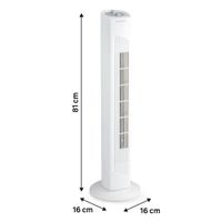 Ventilador de Torre con Diseño Minimalista y Control de Flujo de Aire de 45 W