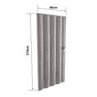 Puerta de PVC Plegable Milano Cement Berlín 90x210 Cm