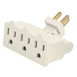 Adaptador Aterrizado 3 Entradas - Volteck