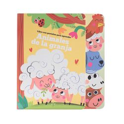 Libro c/pestañas para aprender de la granja