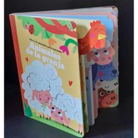 Libro c/pestañas para aprender de la granja