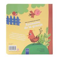 Libro c/pestañas para aprender de la granja