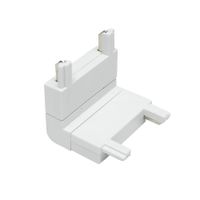 Conector a 90 Grados Vertical Blanco
