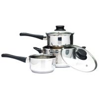 Batería de Cocina Acero Inoxidable 5 Pzas