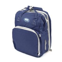 Pañalera Extensible con Cambiador Azul 30X19X42 Cm