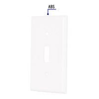 Placa 1 Modulo para Interruptor Vertical Standard Blanco - Volteck