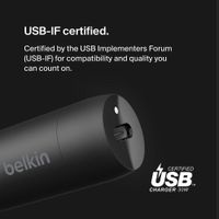 Cargador de Auto USB-C con Cable USB-C a Lightning 30 W Negro