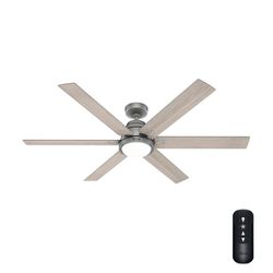 Ventilador Plateado Mate 60 Plg Gravity Hunter