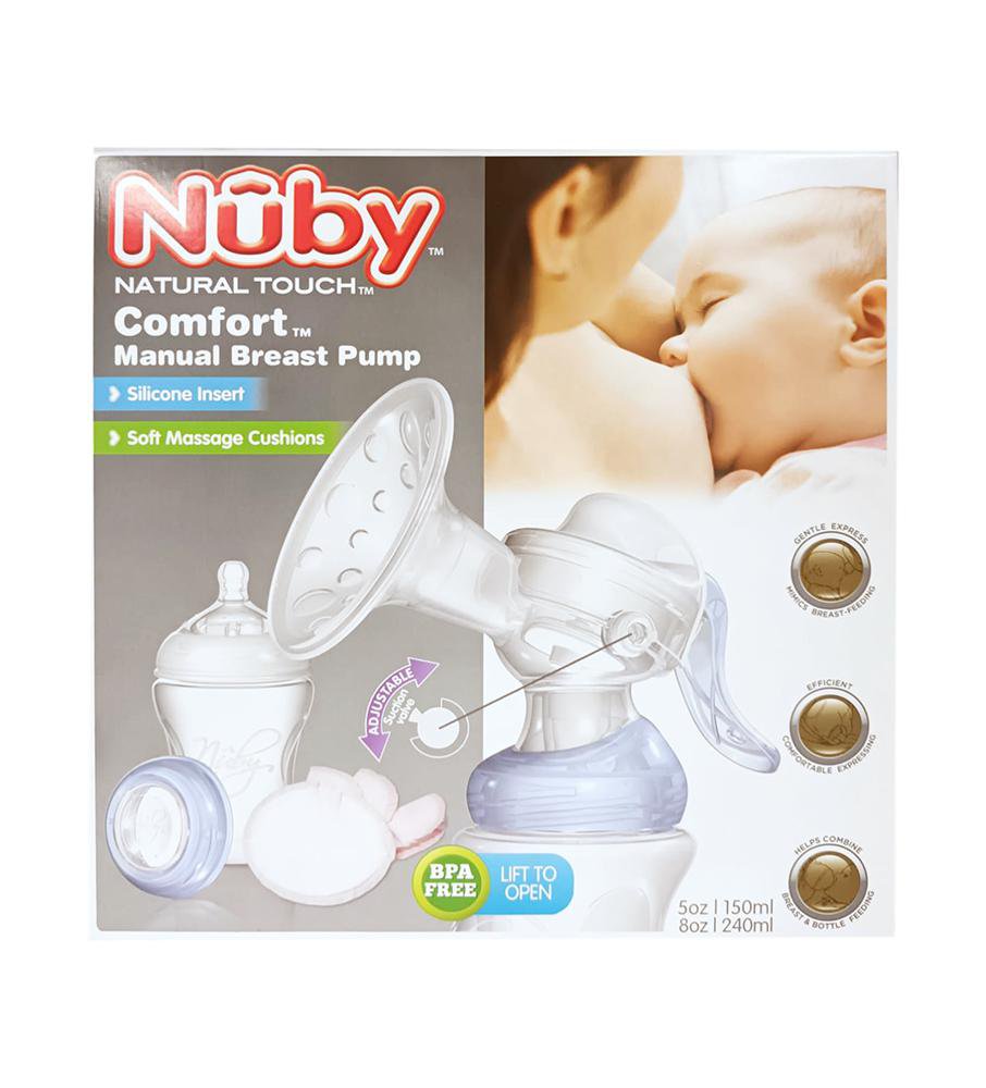 Extractor de Leche Manual Comfort con Pacha de 8 Oz Extractor de Leche Manual Comfort