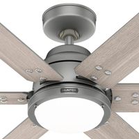 Ventilador Plateado Mate 60 Plg Gravity Hunter