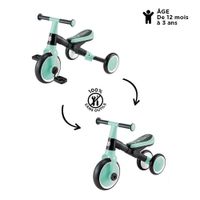Triciclo de Aprendizaje 2 en 1 Menta