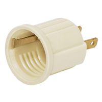 Socket E27 Con Espiga Marfil De Interior - Volteck