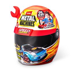 Set de Construcción de Auto de Carreras Metal Machines Speed Heroes Zuru
