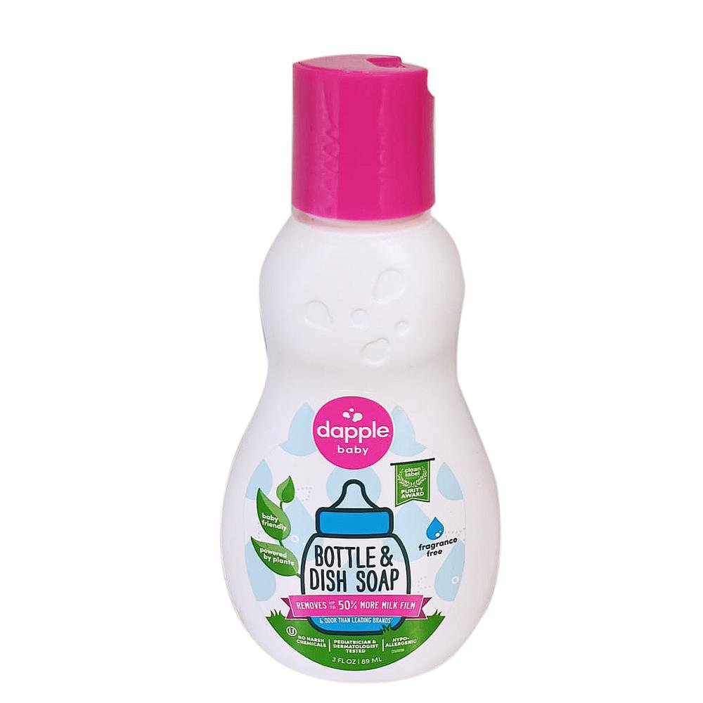 Jabón Líquido para Pachas y Platos sin Fragancia en Bote de 89 mL Jabón Orgánico para Pachas y Platos